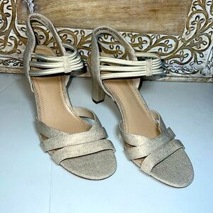 Dress Barn Women’s New Gold Vera Sandals 10